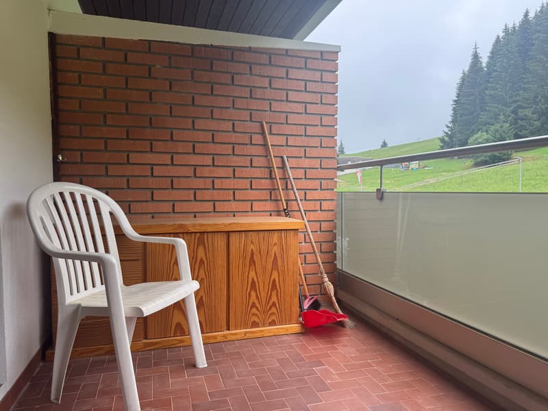 Studio partiellement meublé plein sud avec balcon à Torgon (3)