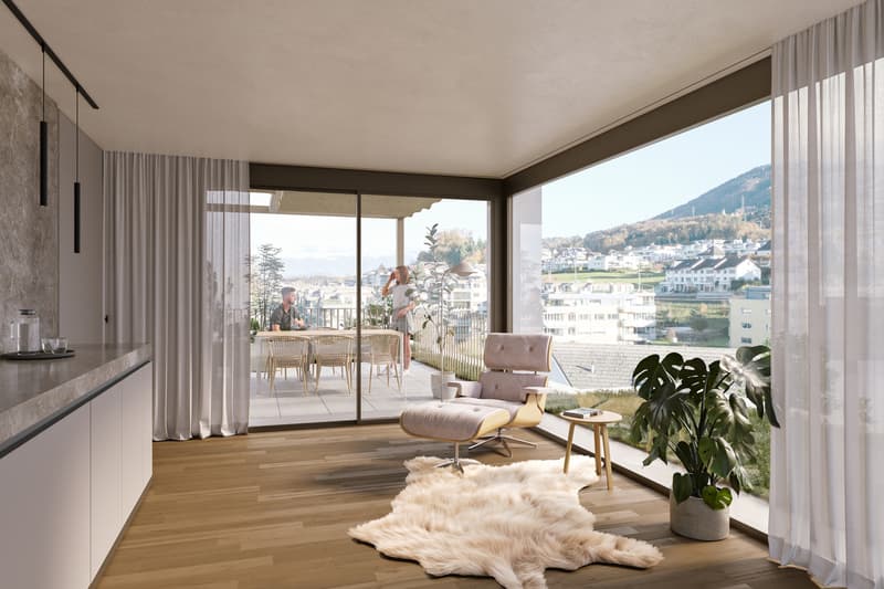 Neubau Résidence Épuré | Attika-Maisonette auf zwei Wohnebenen (1)