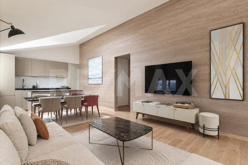 PROMOTION EN VENTE SUR PLAN  LOT B5, APPARTEMENT 4,5 PIÈCES AVEC LOGGIA (2)