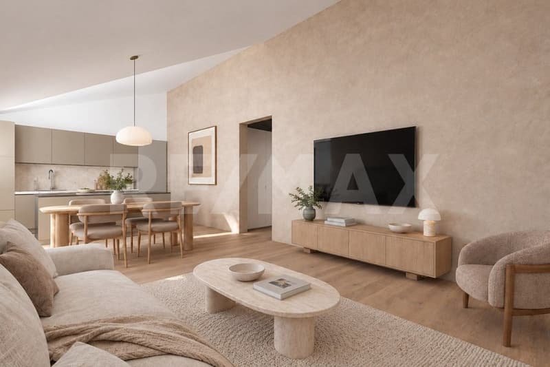 PROMOTION EN VENTE SUR PLAN LOT B5, APPARTEMENT 4,5 PIÈCES AVEC LOGGIA (1)