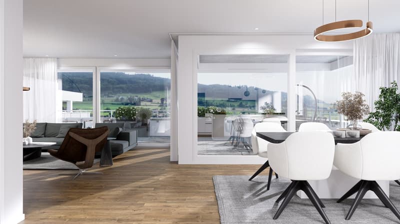 Wohnüberbauung ALZBACHFELD Reinach - 3.5-Zimmer-Attika-Eigentumswohnungen (2)
