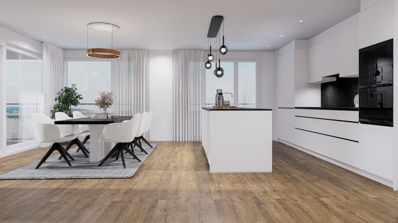 Wohnüberbauung ALZBACHFELD Reinach - 3.5-Zimmer-Attika-Eigentumswohnungen (5)