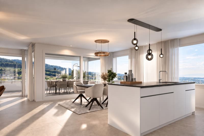 Moderne 3.5-Zimmer-Attika Wohnung  im Neubau – Reinach AG (7)