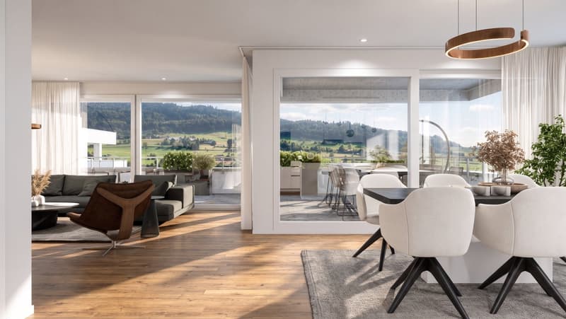 Moderne 3.5-Zimmer-Attika Wohnung  im Neubau – Reinach AG (3)