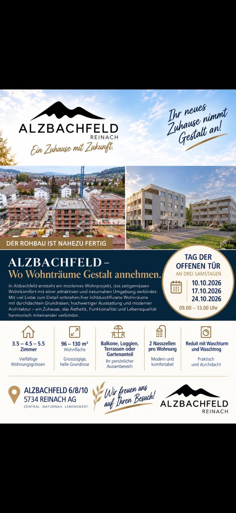 Neubau 3.5-Zimmer-Wohnung im Erdgeschoss in Reinach AG – Modern, hell und familienfreundlich (1)