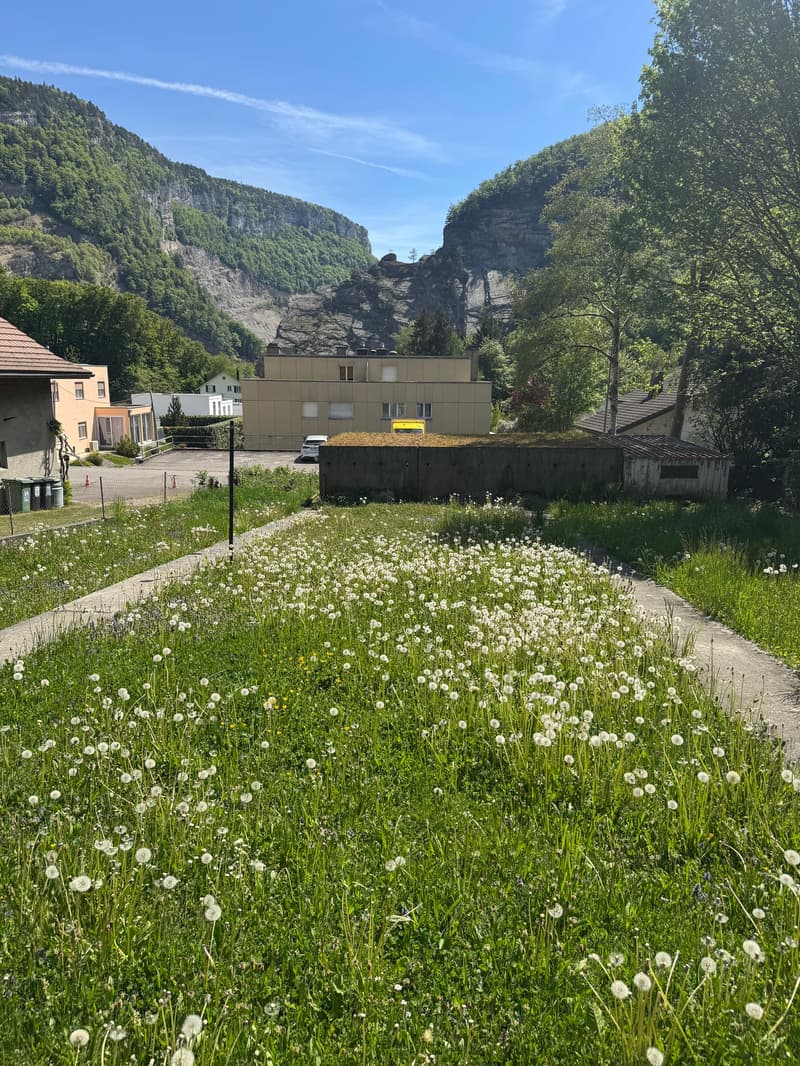Terrain constructible avec avant-projet de villa contemporaine et rendement locatif – Péry (14)