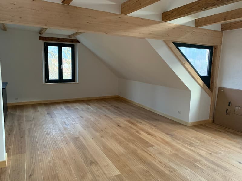 Appartement duplex de 4 pièces sous les toits à Péry (2)