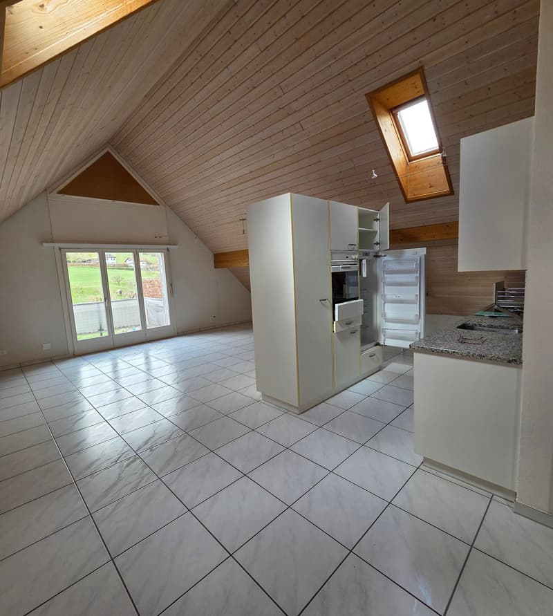 Charmante 2.5-Zimmer-Dachwohnung in ruhiger Lage von Laupersdorf (2)