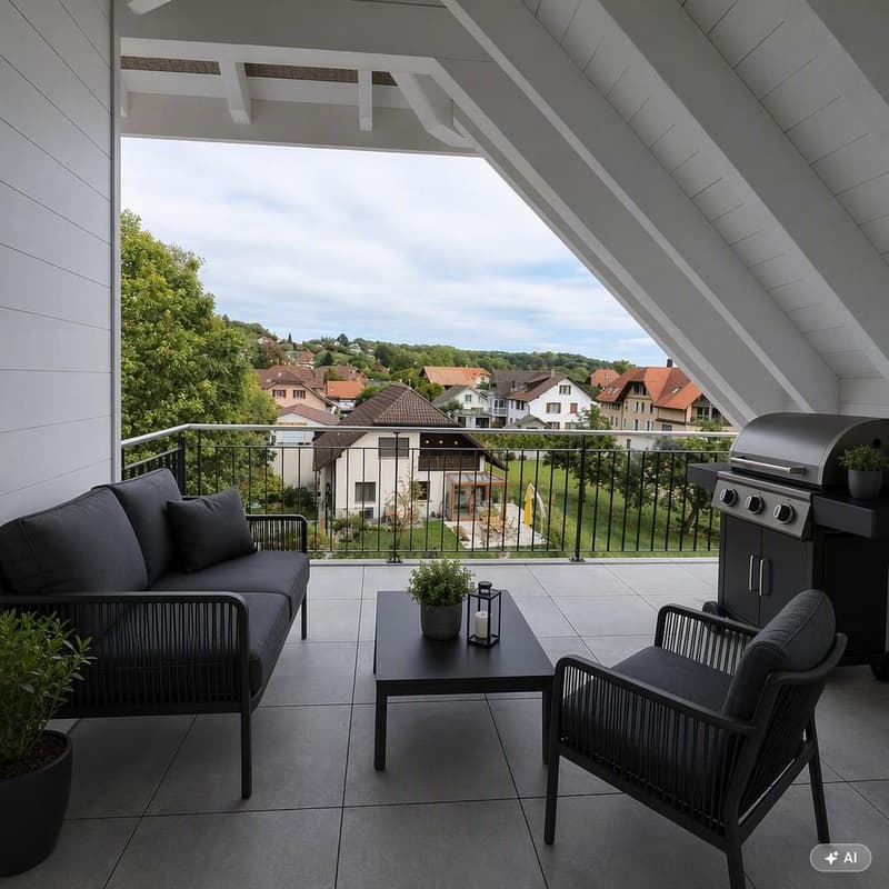 3.5 Zimmer Attikawohnung mit viel Charme (4)