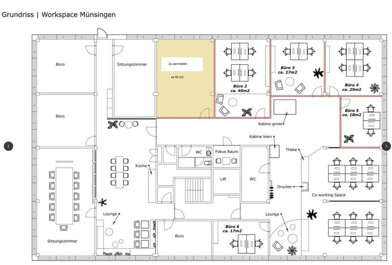 Modernes Büro mit Co-Working-Infrastruktur in Münsingen – sofort verfügbar (6)