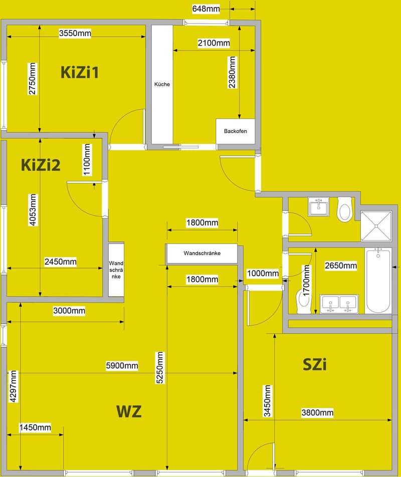 Gemütliche 4.5-Zimmer-Wohnung mit Bergblick in Uetendorf (13)