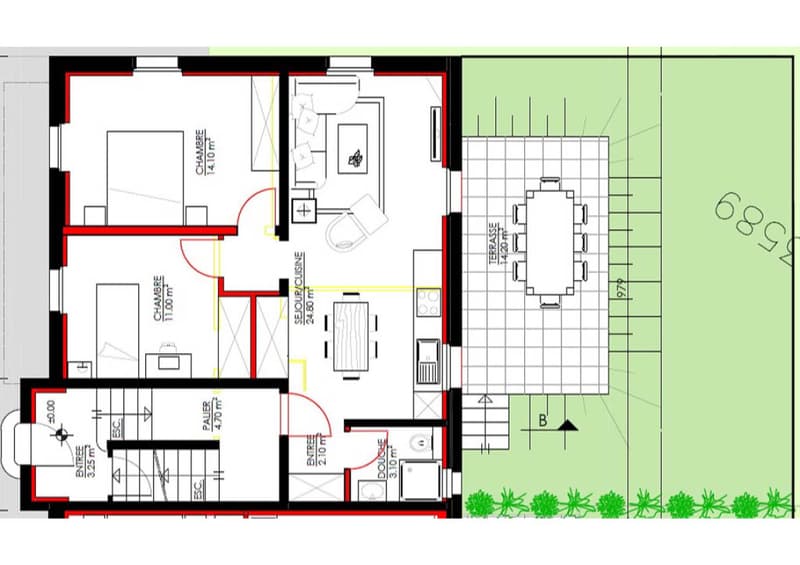 Sublime appartement de 6.5 pièces au rez-de-chaussée dans la Résidence Camille (2)
