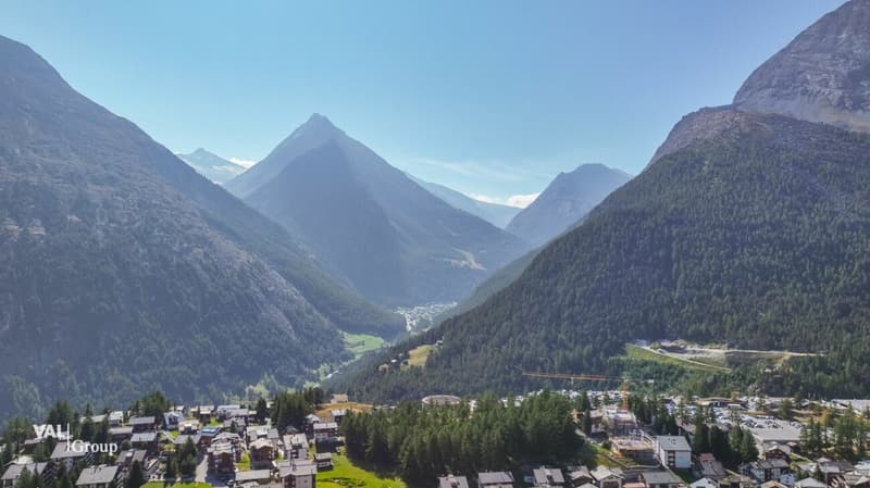 Schöne Bauparzellen mit grandiosem Blick in Saas-Fee (6)