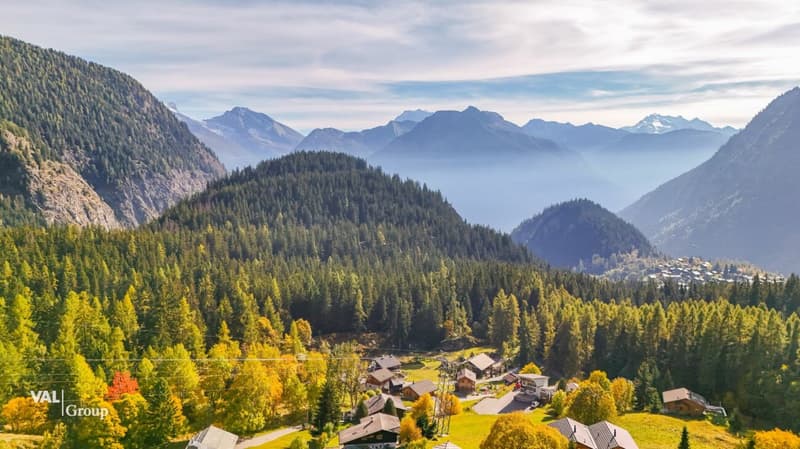 Terreno edificabile a Blatten vicino a Naters - posizione tranquilla nel villaggio di Rischinen con una vista da sogno (2)