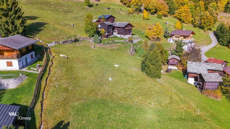 Terreno edificabile a Blatten vicino a Naters - posizione tranquilla nel villaggio di Rischinen con una vista da sogno (3)