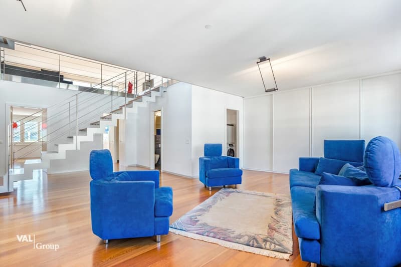 Attique en duplex avec terrasse sur le toit, au coeur de la ville (6)