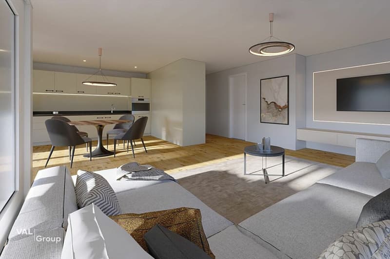 Appartamento attraente di 3,5 locali all'ultimo piano - vivere con vista (5)