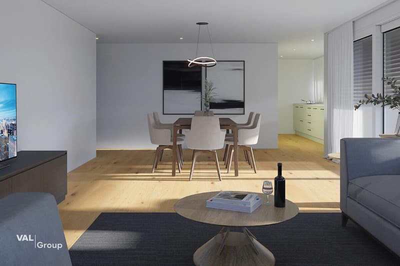 Moderne 4.5 Zimmerwohnung im Erdgeschoss - Komfortables Wohnen in ruhiger Lage (5)