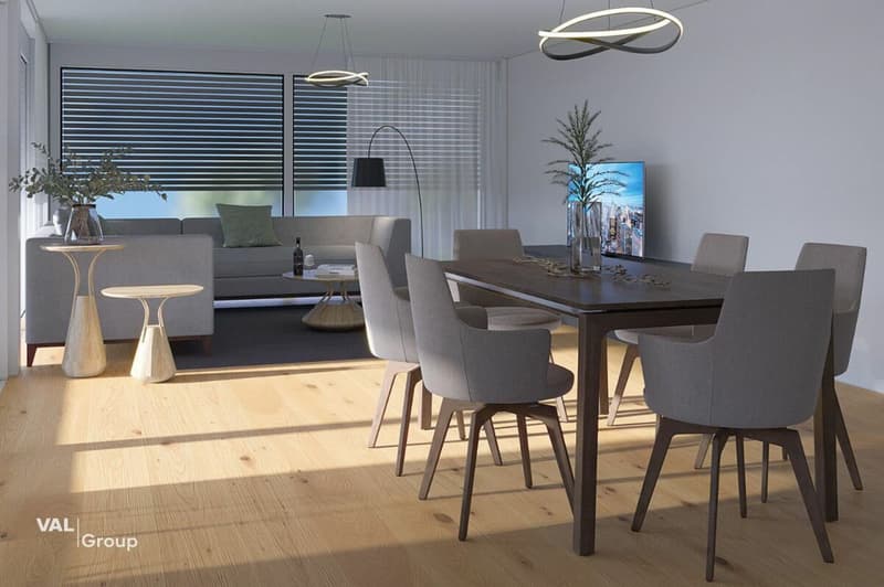 Moderne 4.5 Zimmerwohnung im Erdgeschoss - Komfortables Wohnen in ruhiger Lage (7)