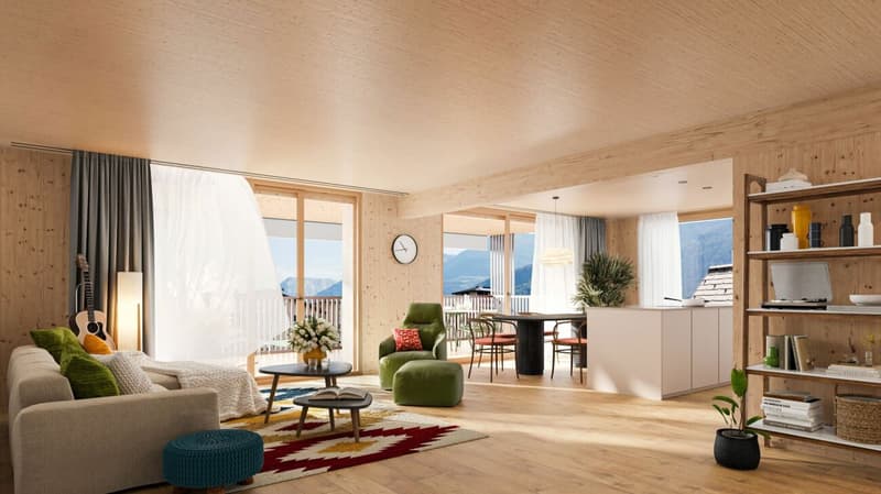 Aussergewöhnliche 5.5-Zimmer Attikawohnung in Steg (8)