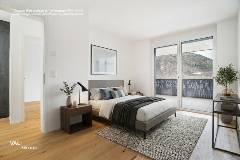 Einzigartige 4.5-Zimmer-Attikawohnung in Visp - modernes Wohnen mit bester Aussicht (8)
