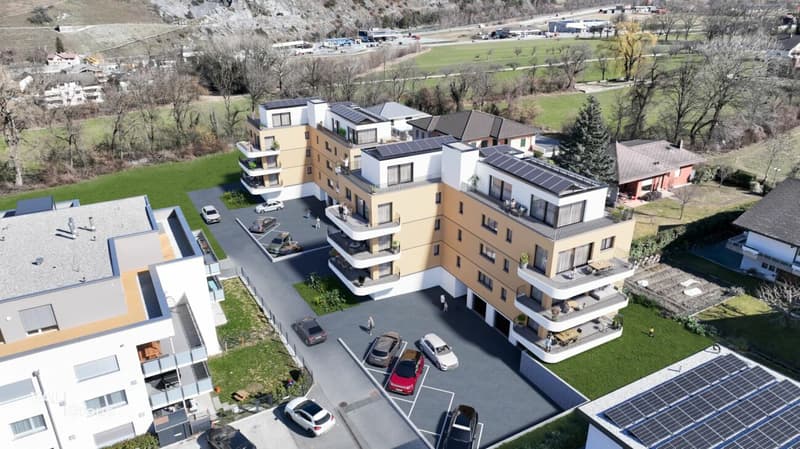 Appartamento nuovo di 3,5 locali confortevole con molta luce diurna (4)