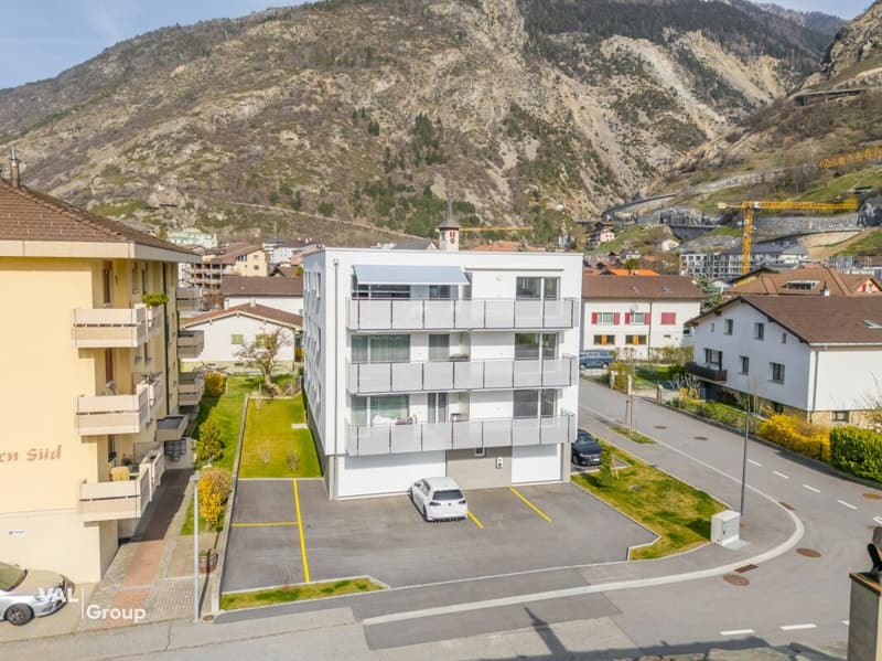 Appartamento nuovo di 3,5 locali luminoso con balcone - Vivere a Steg (12)