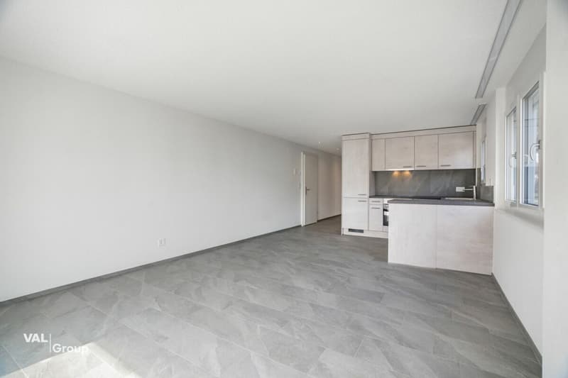Appartamento nuovo di 3,5 locali luminoso con balcone - Vivere a Steg (2)