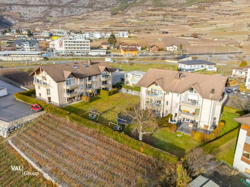 Gepflegte Gartenwohnung im Weinparadies Salgesch (1)
