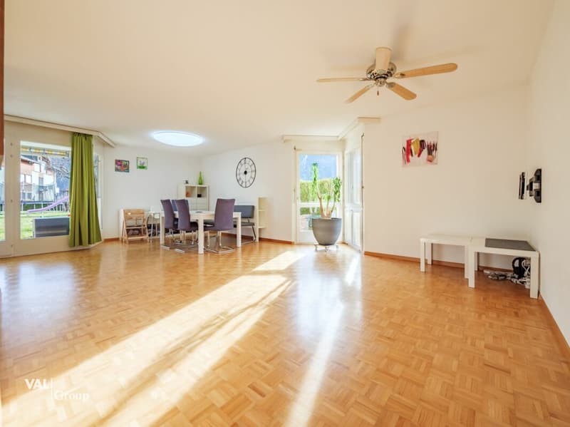 Gepflegte Gartenwohnung im Weinparadies Salgesch (2)