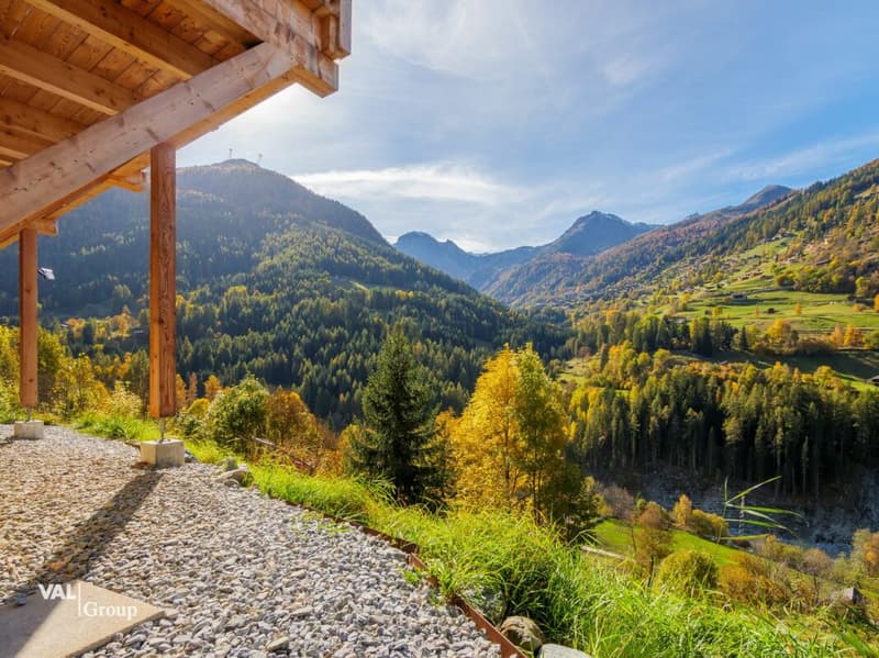 Magnifique chalet "canadien" pour les amoureux de nature (6.5 + 3.5 pces) (13)