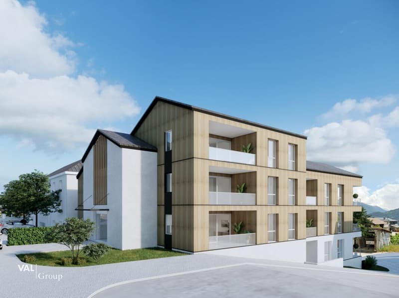 Spacieux appartement 3,5 pièces avec balcon - Un cadre paisible avec une belle vue (6)