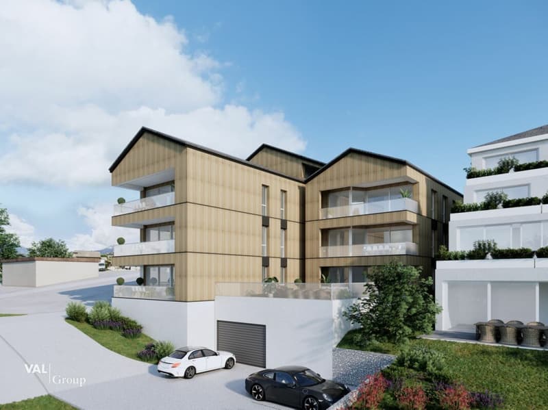 Spacieux appartement 3,5 pièces avec balcon - Un cadre paisible avec une belle vue (7)