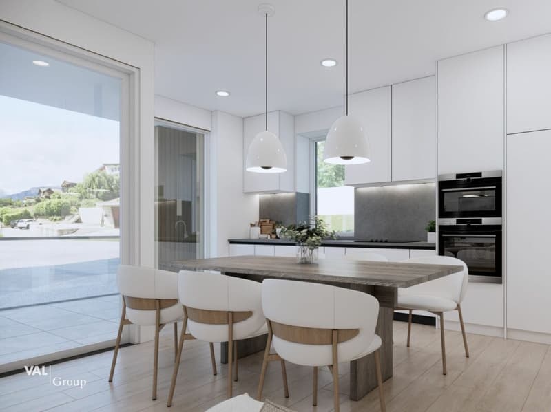 Spacieux appartement 3,5 pièces avec balcon - Un cadre paisible avec une belle vue (3)