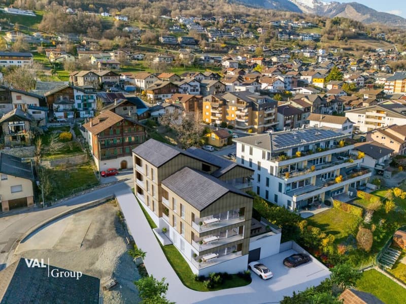 Spacieux appartement 3,5 pièces avec balcon - Un cadre paisible avec une belle vue (2)
