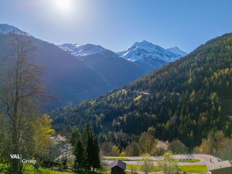 Superbe parcelle constructible à l'entrée de Grimentz, emplacement stratégique et potentiel exceptionnel (6)