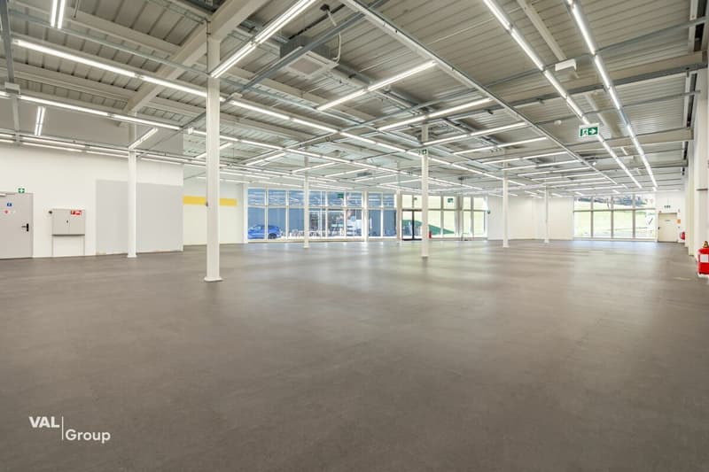 Moderne Gewerbehalle im Fachmarkt «Dreispitz» (7)