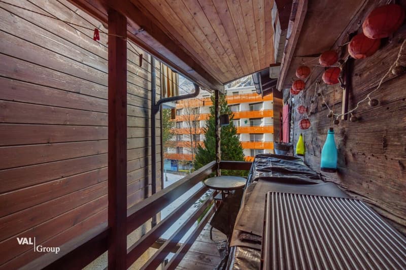 Traditionelles Walliser-Haus im Dorfkern von Leukerbad (8)