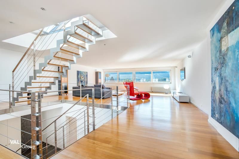 Attique en duplex avec terrasse sur le toit, au coeur de la ville (4)