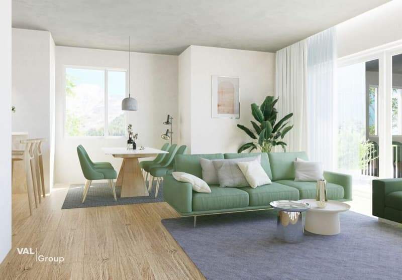 Neubau-Dachwohnung - Modernes Wohnen im magischen Lötschental (4)
