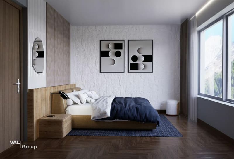 Exklusive Attikwohnung - Wohnen mit alpinem Charme im Tschäggättuhuis (4)