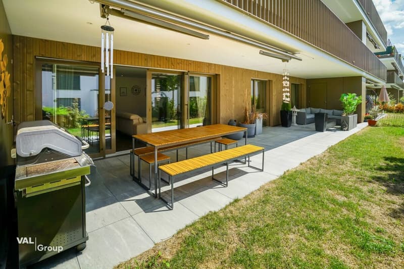 Hochwertige 3.5-Zimmer Gartenwohnung mit Smart Home und privatem Fitnessraum (11)