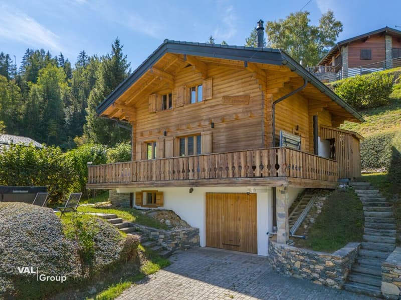 Vue, confort et bien-être! Superbe chalet meublé à La Tzoumaz (2)