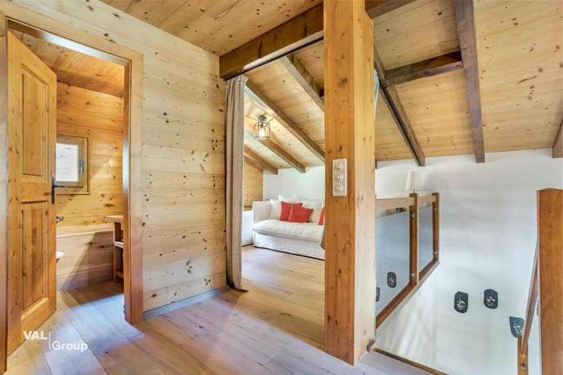 Vue, confort et bien-être! Superbe chalet meublé à La Tzoumaz (12)
