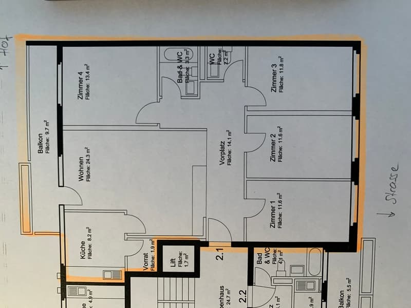Helle 4-Zimmer-Wohnung mit Balkon und schöner Aussicht in Lenzburg (8)