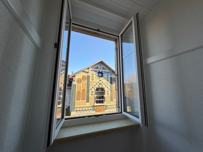 Appartement rénové de 3 pces avec terrasse (6)