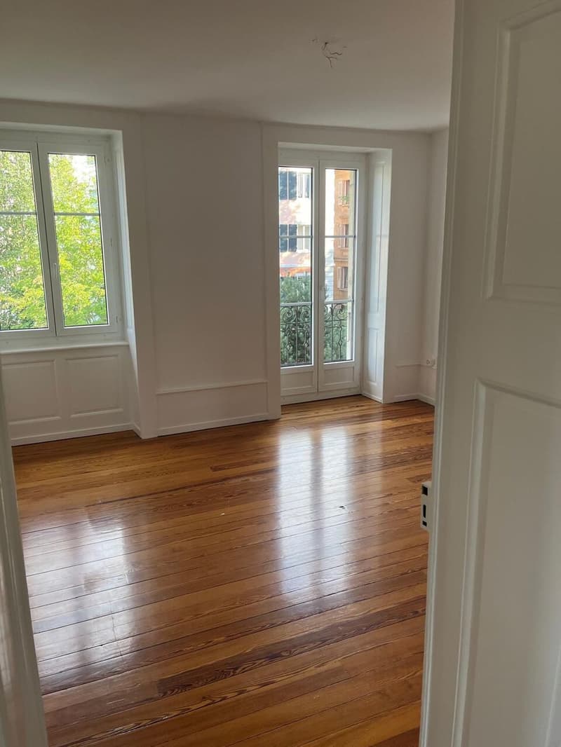 Appartement rénové de 3 pces avec garage et balcon (5)