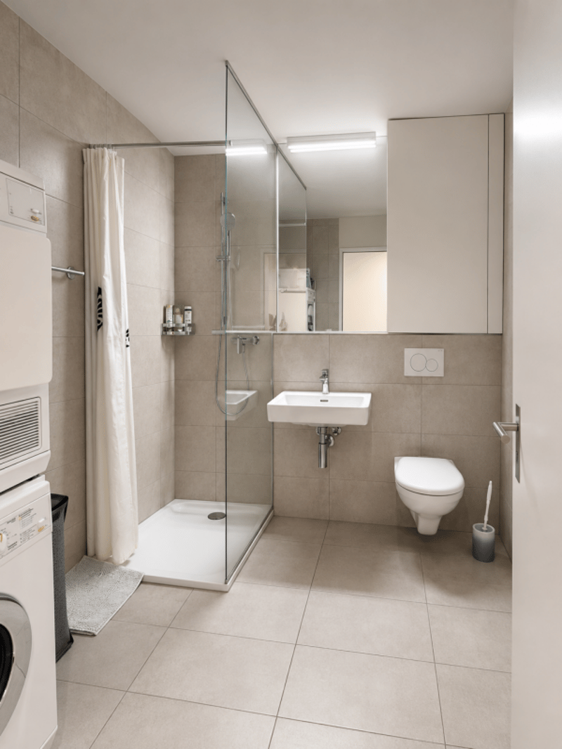 Dusche - WC - WM/TU