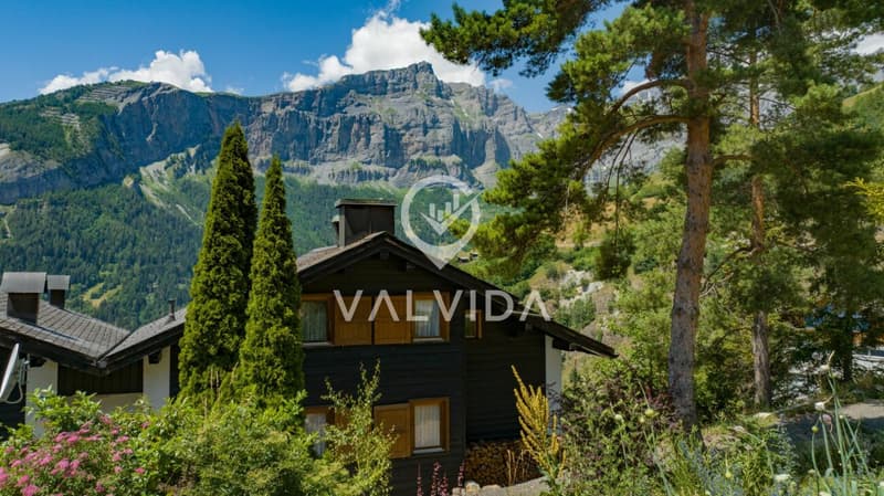 Incantevole appartamento duplex 3.5 locali con vista imprenabile ad Albinen (15)