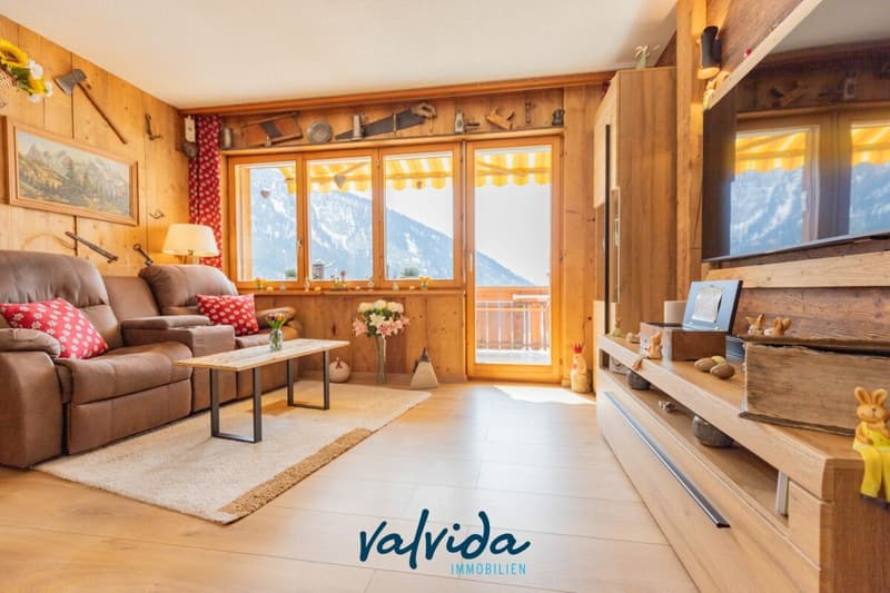 Bijou ristrutturato con amore con vista panoramica a Leukerbad (4)